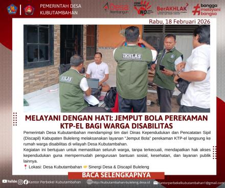 LAYANAN TANPA BATAS: DISDUKCAPIL BULELENG GENCARKAN PEREKAMAN E-KTP 'DOOR TO DOOR'