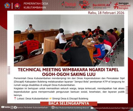 PERKUAT PAKEM TRADISI DAN KELESTARIAN LINGKUNGAN: HASIL TM WIMBAKARA NGARDI TAPEL OGOH-OGOH 