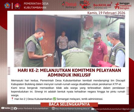 LAYANAN TANPA BATAS: HARI KEDUA DISDUKCAPIL BULELENG GENCARKAN PEREKAMAN E-KTP 
